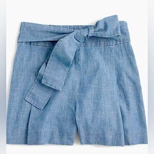 J.Crew - Tie-Waist Short in Chambray